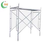 Customized Color Galvanized Walk Through Metal a Frame Scaffolding for Construction