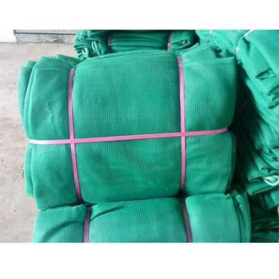 Durable plastic scaffolding net for falling objects protection