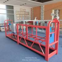 Customised construction cradle hanging scaffolding for building cleaning